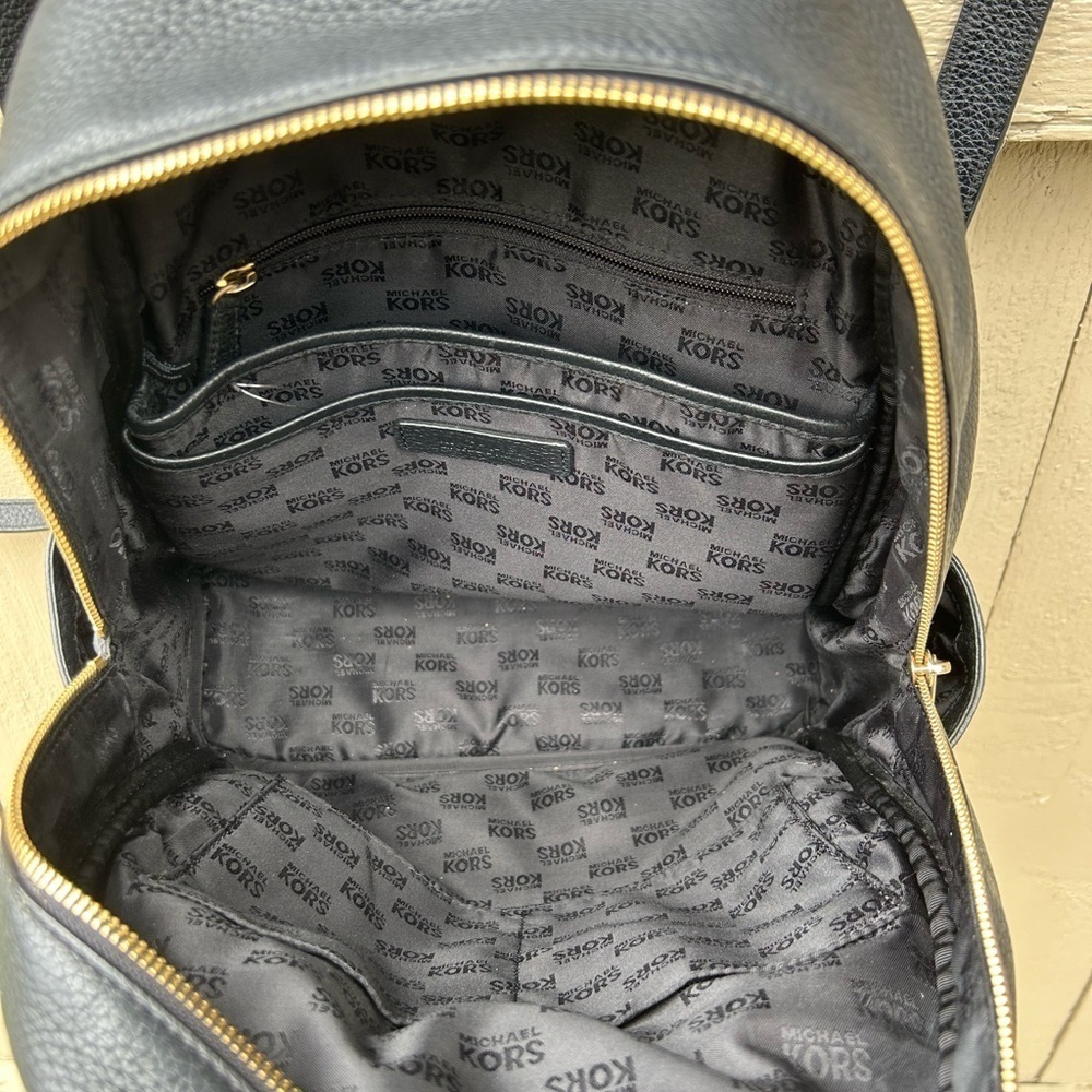 Michael Kors Pebbled Leather Backpack See Description and Photos Large Backpack - Picture 8 of 11